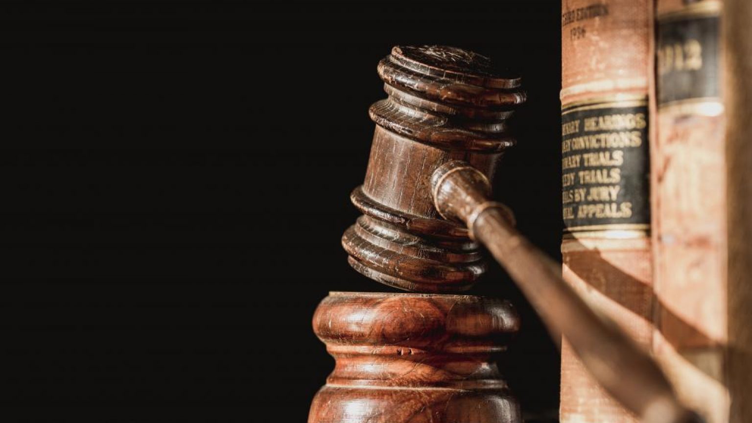 Law books and judge gavel 1024x683